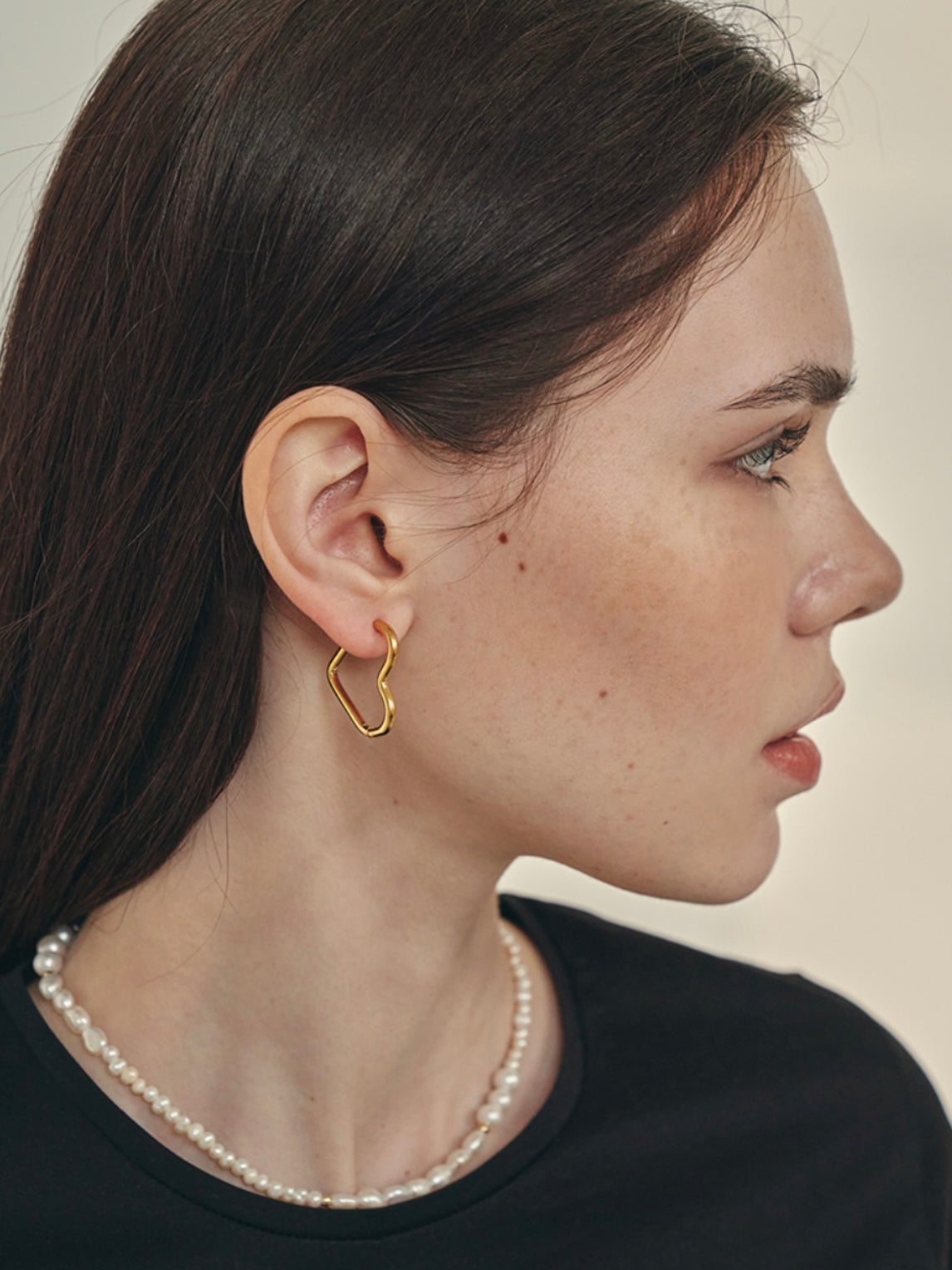 Boucles d'oreilles coeur lisse