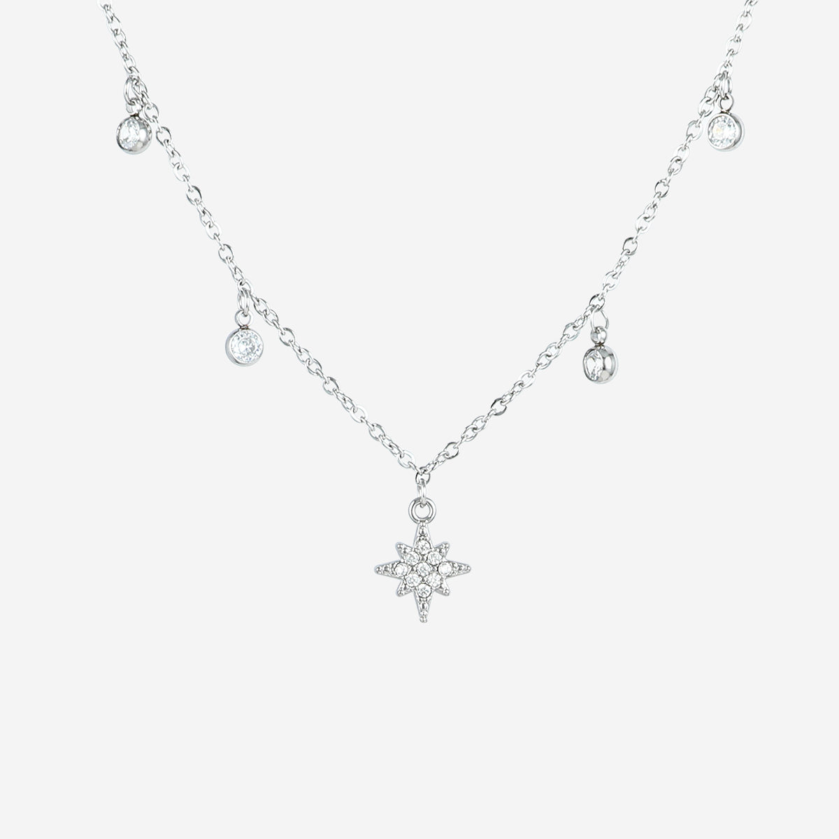 Collier strass pendentif
