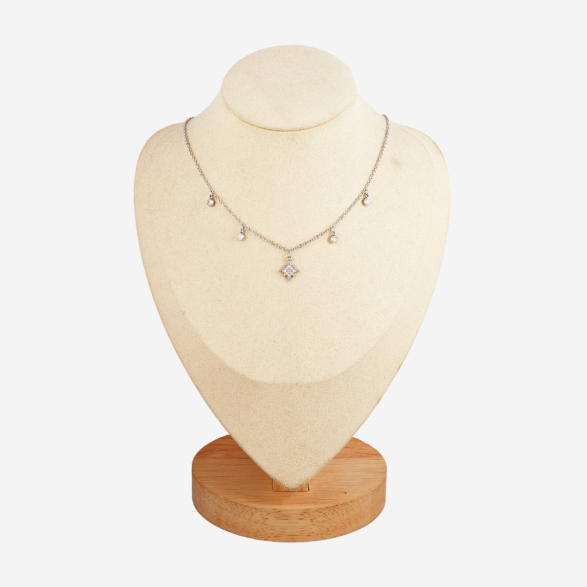 Collier strass pendentif