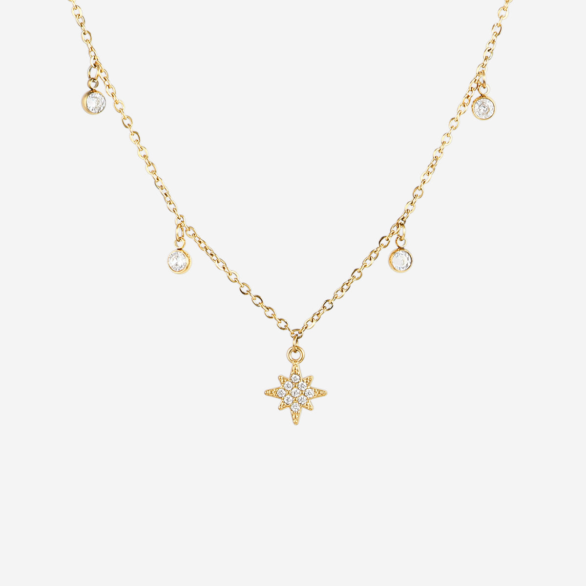 Collier strass pendentif