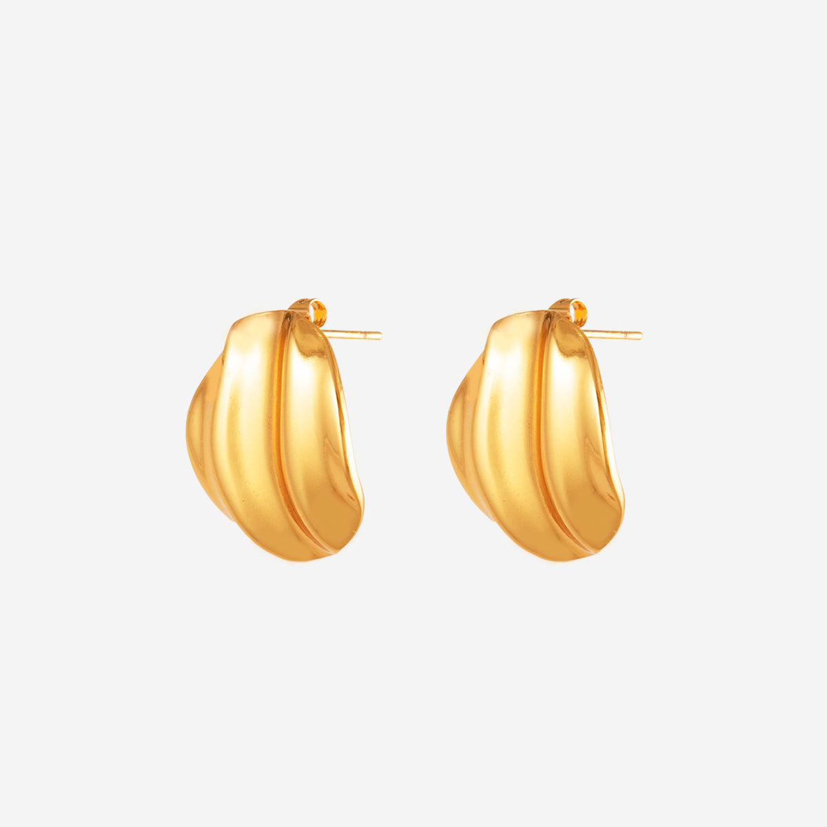 Boucles d'oreilles wavy Simple