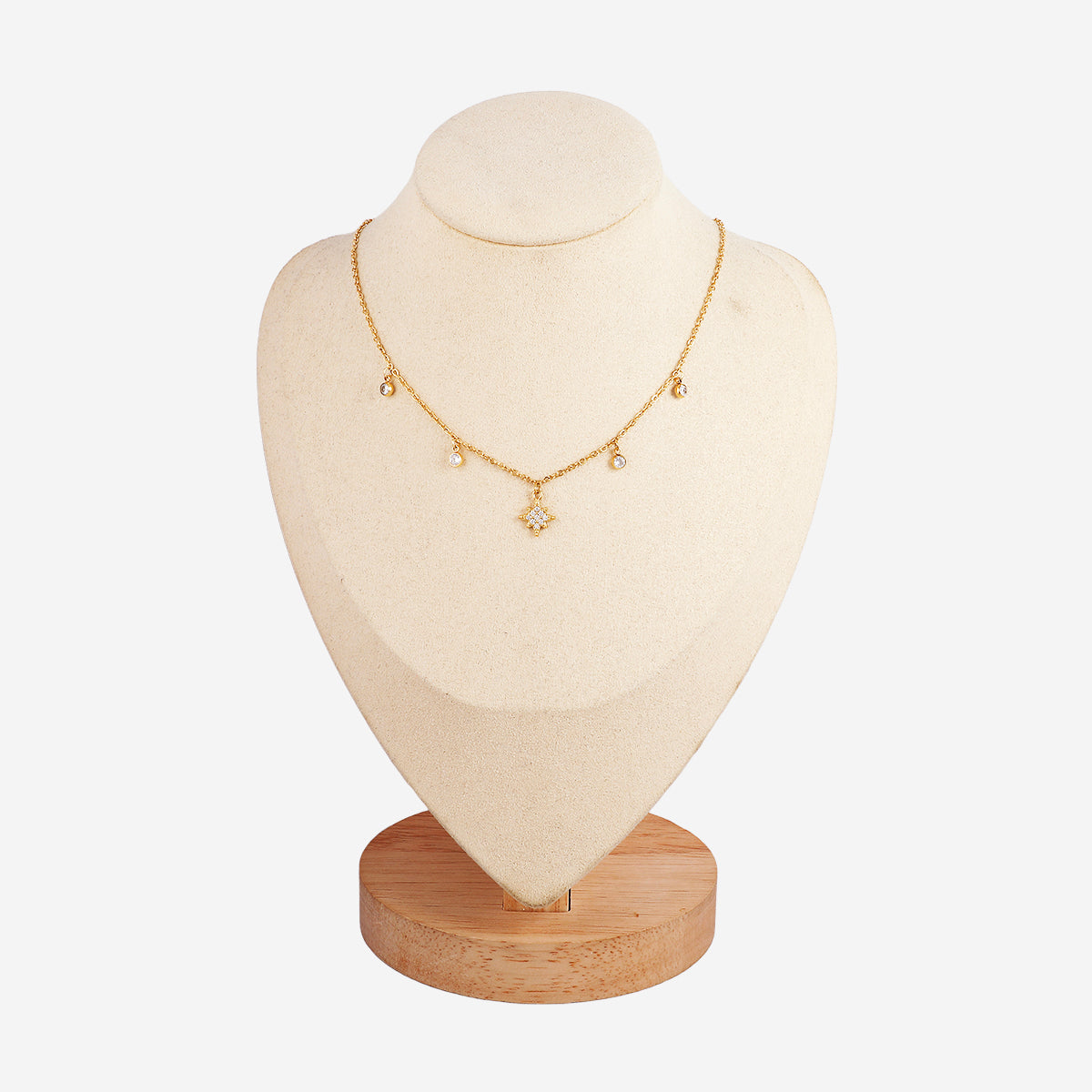 Collier strass pendentif