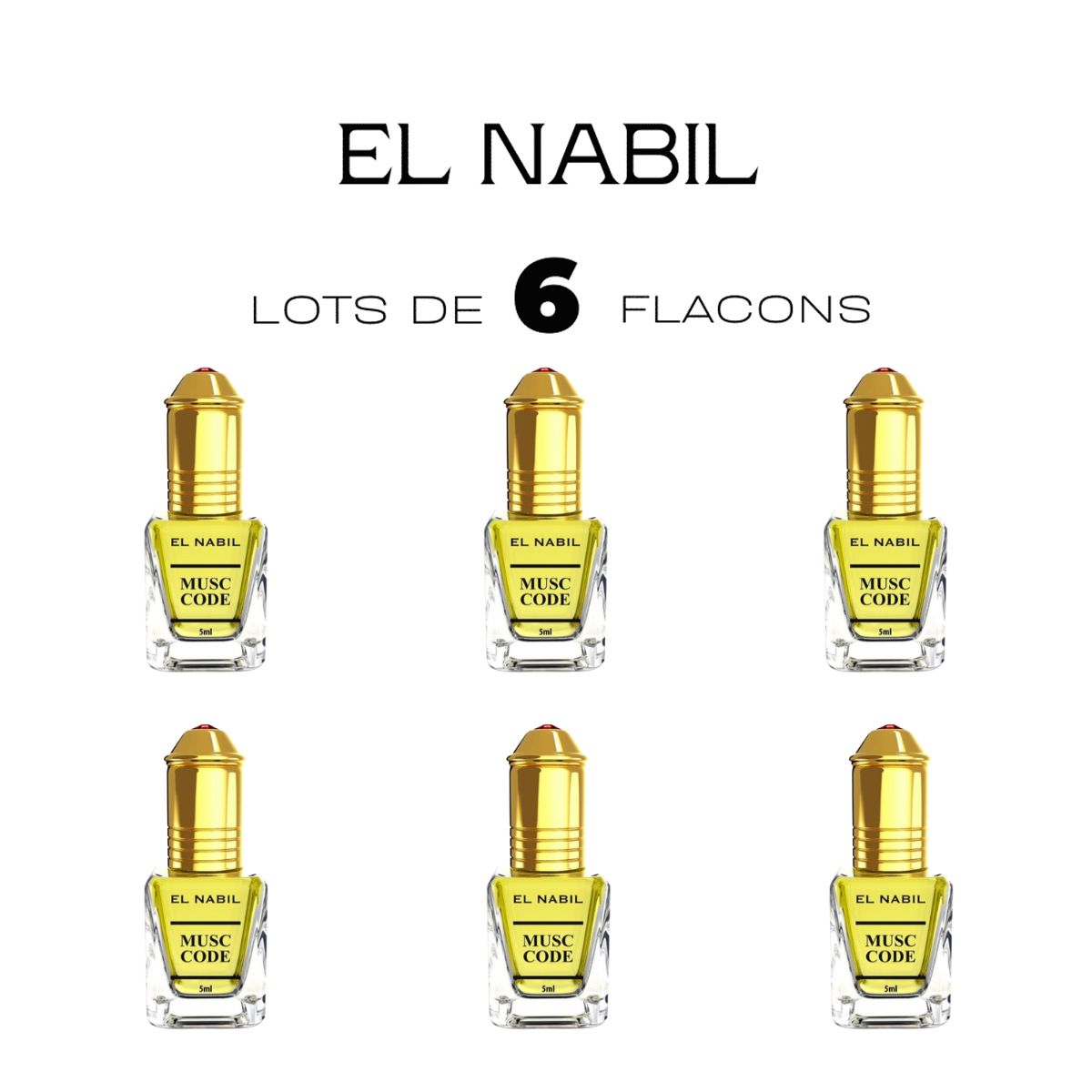 Musc Code 5ML Extrait de parfum sans alcool Unisexe