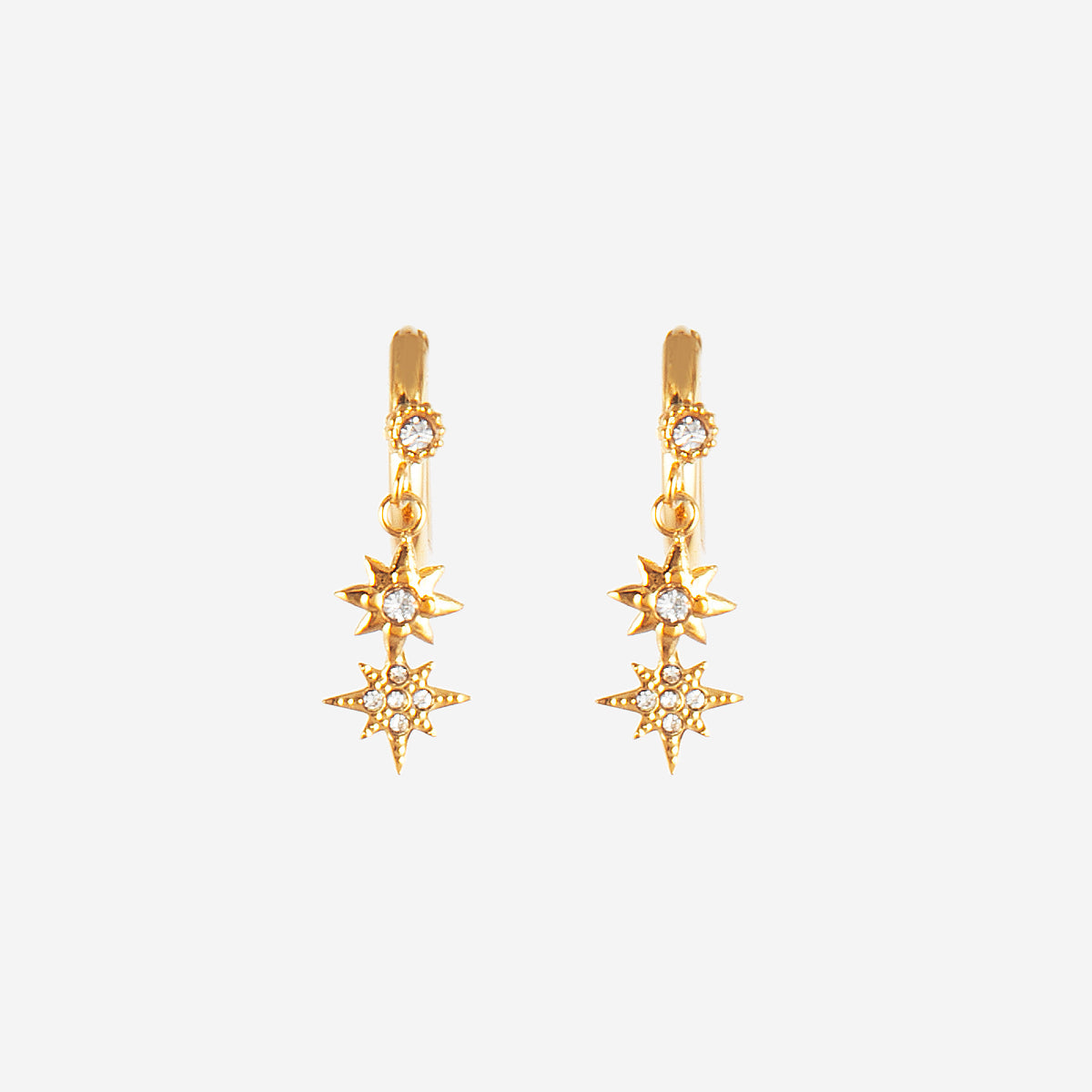 Boucles d'oreilles étincelle strass