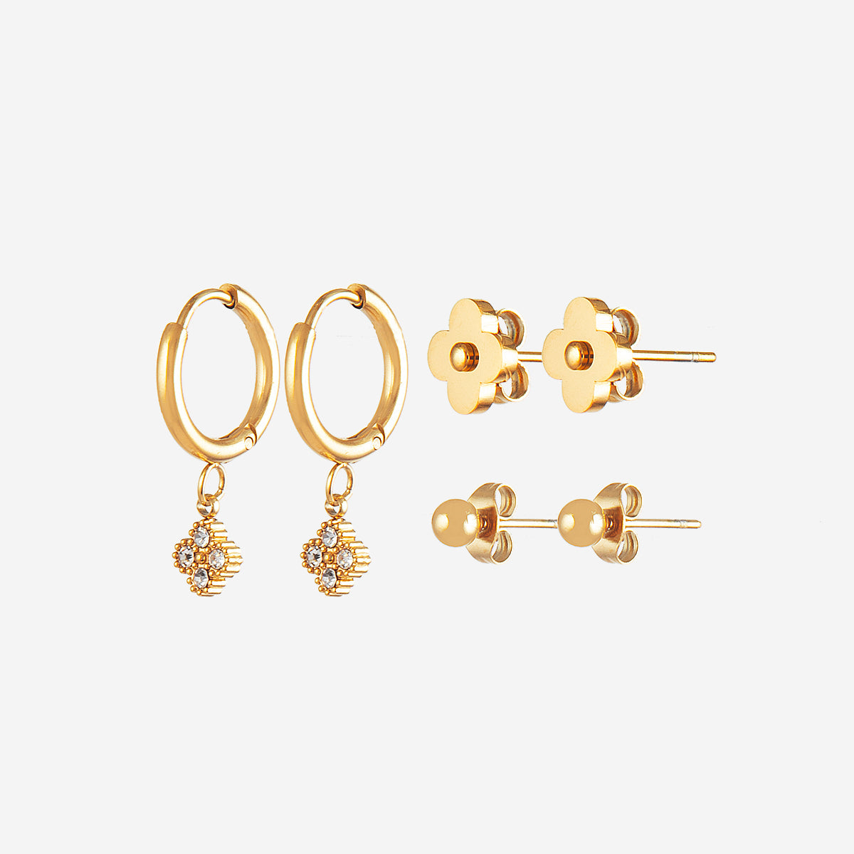 Boucles d'oreilles en Set