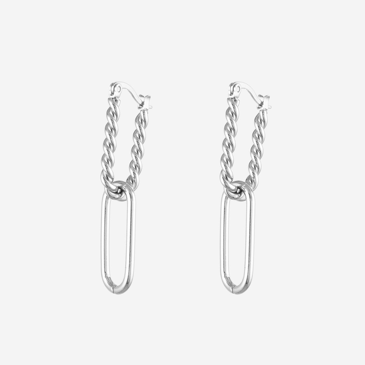Boucles d'oreilles Chaine Entrelacée