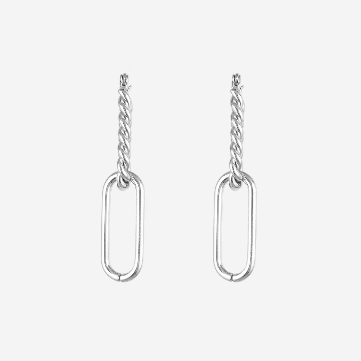 Boucles d'oreilles Chaine Entrelacée