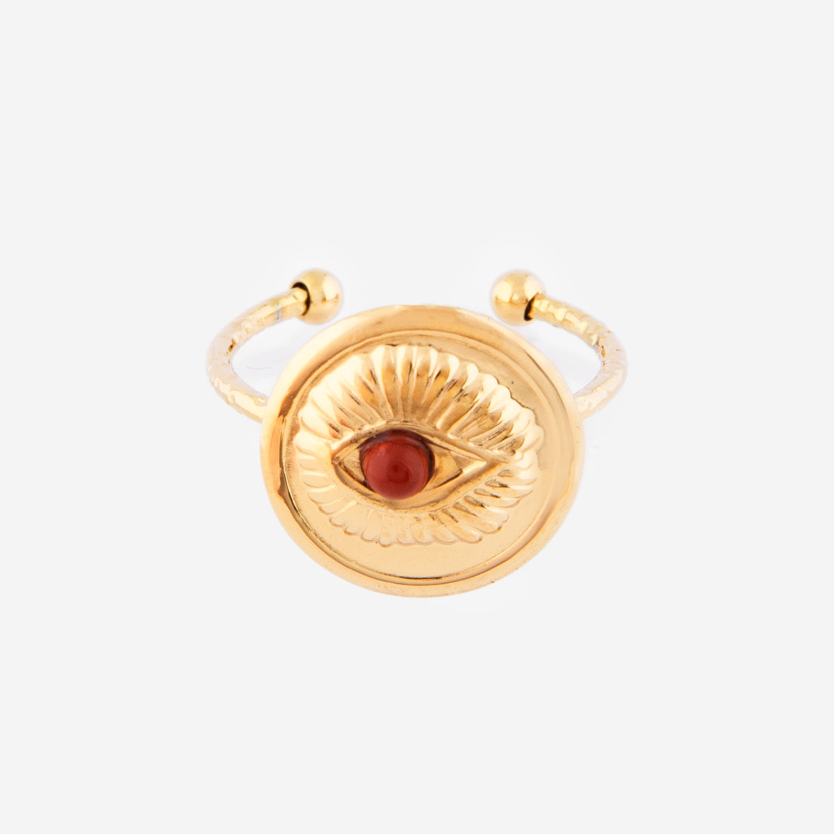 Bague Yeux Ouvrée