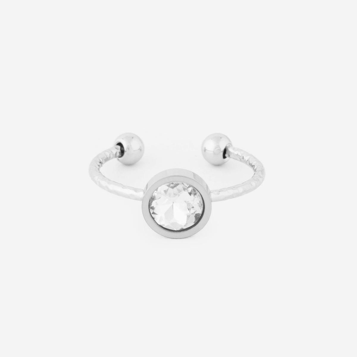 Bague ouverte Cristal