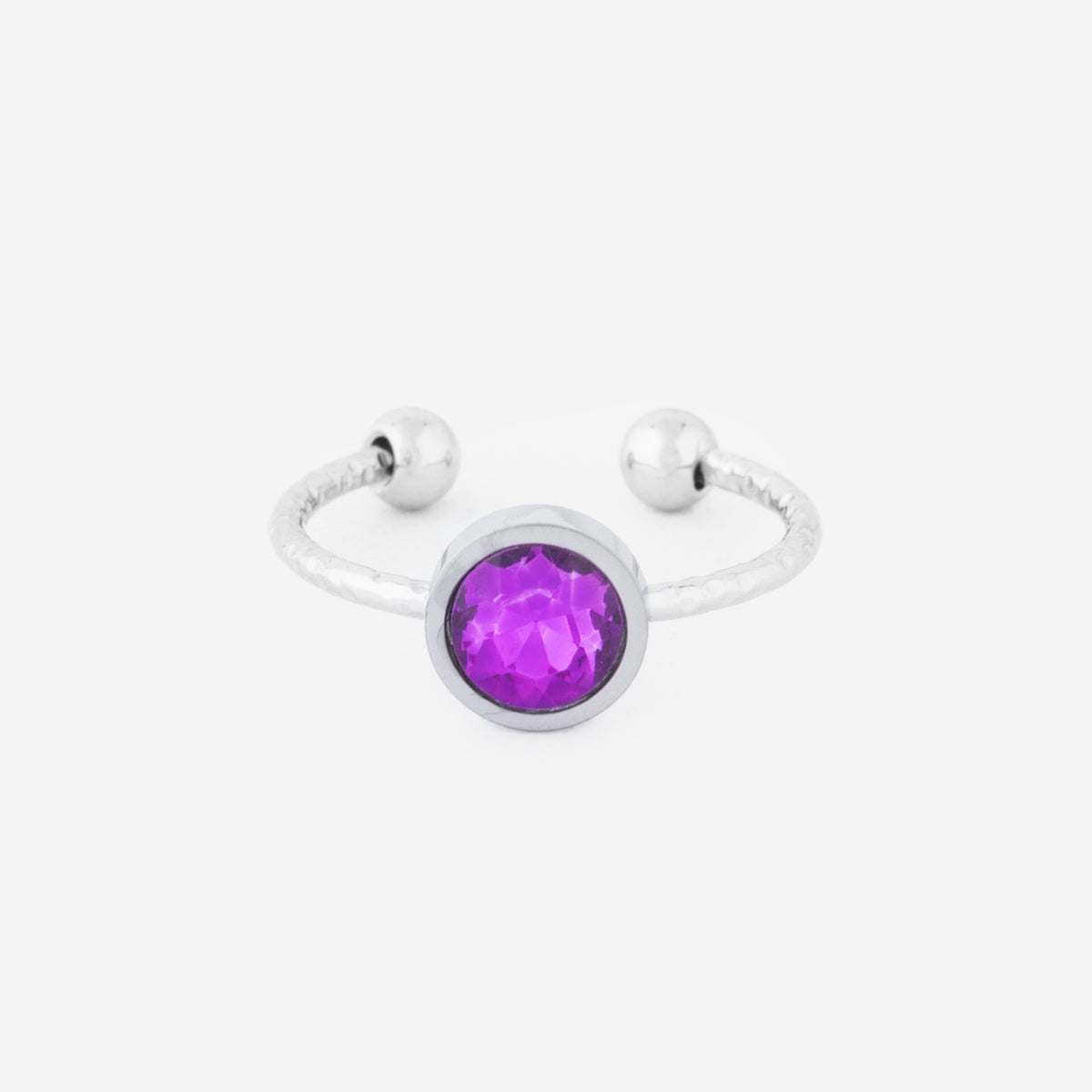 Bague ouverte Cristal