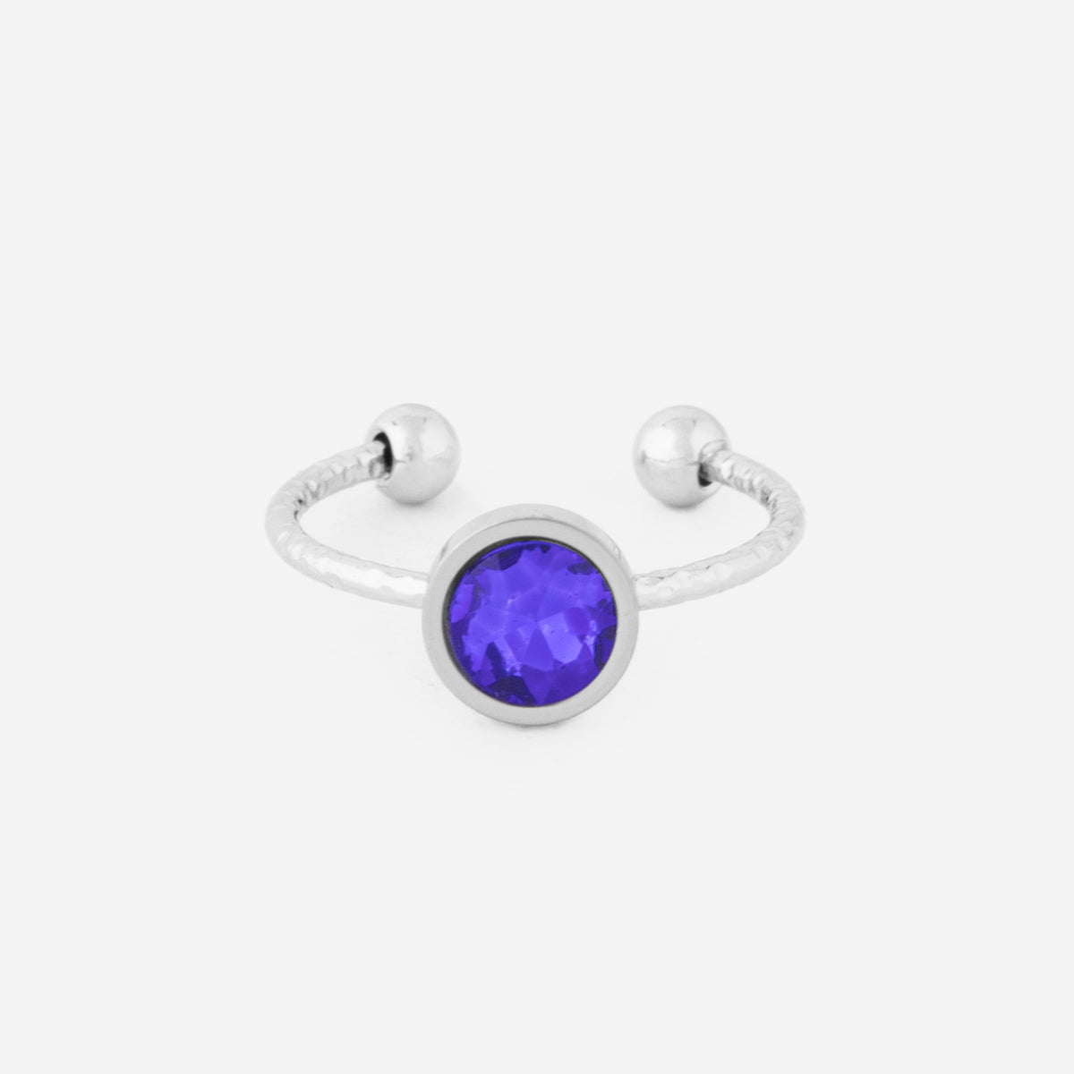 Bague ouverte Cristal