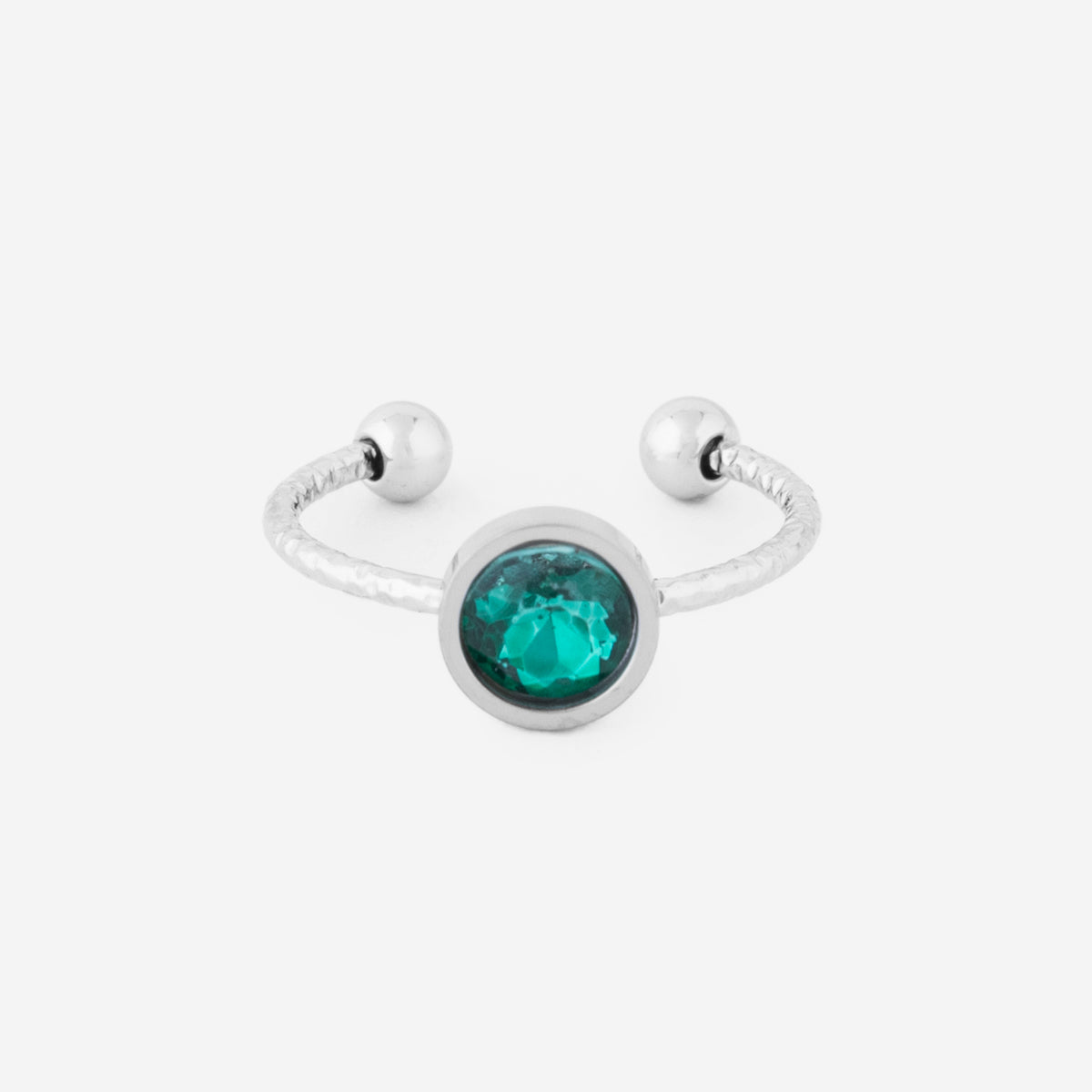 Bague ouverte Cristal