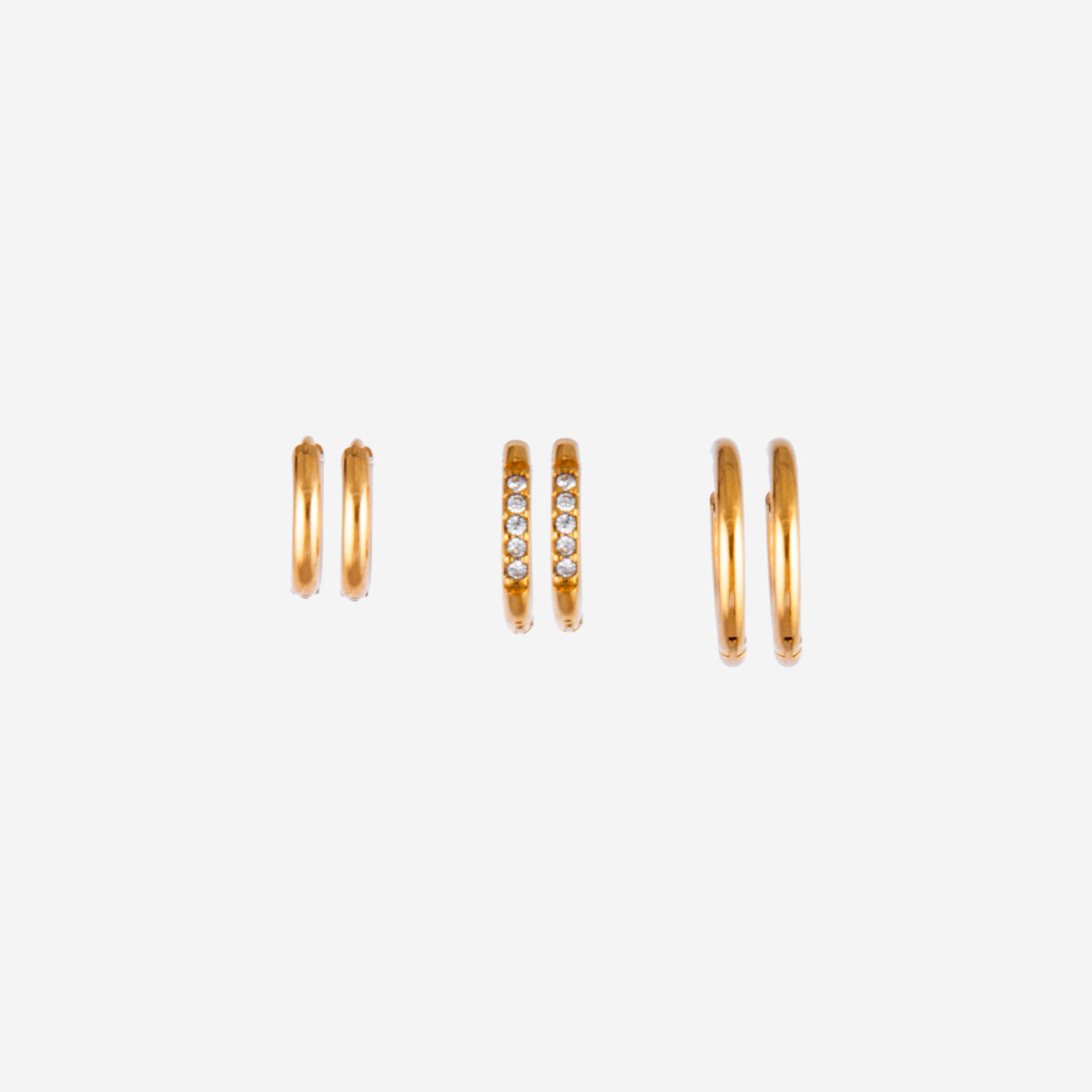 Boucles d'oreilles en strass