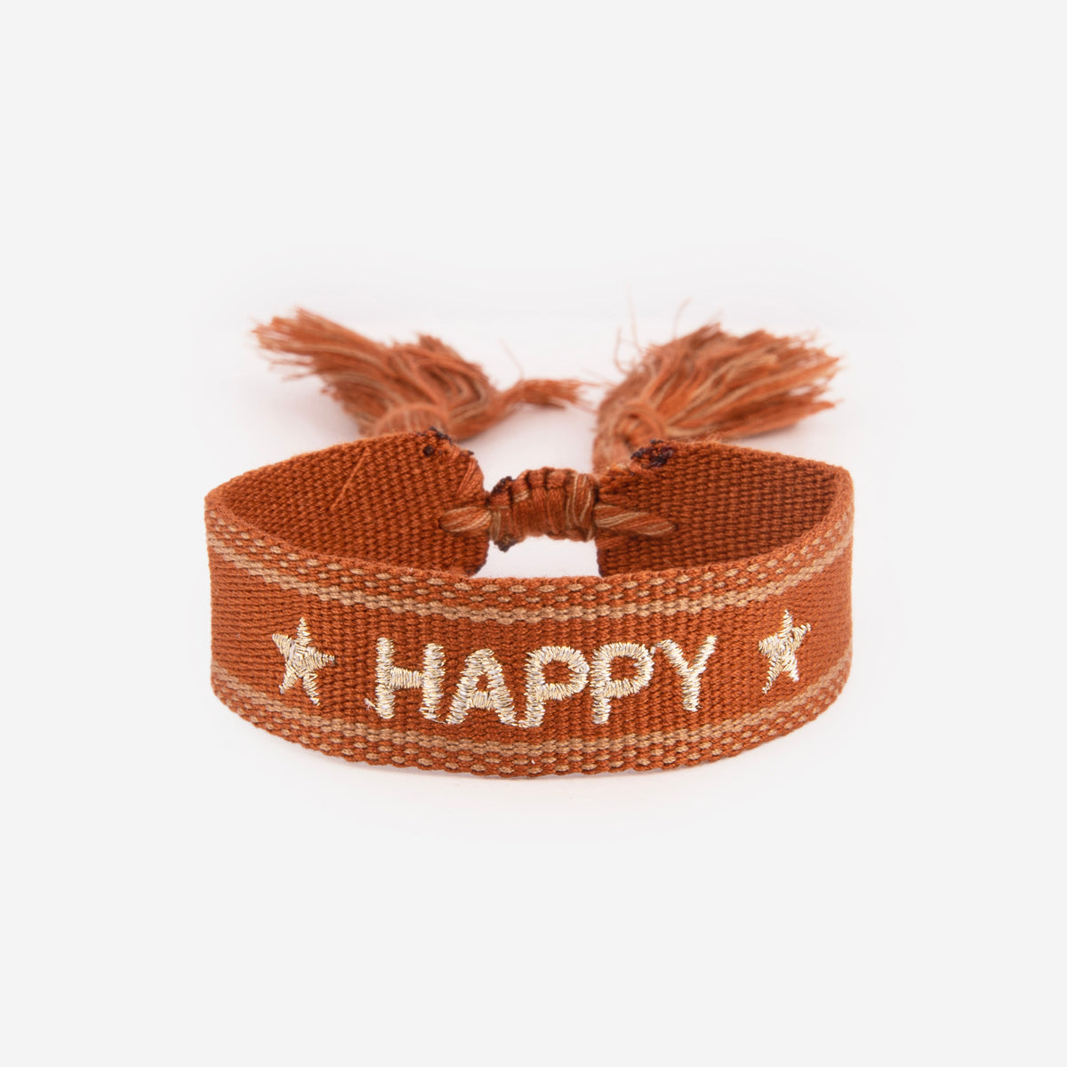 Bracelet en tissus Happy
