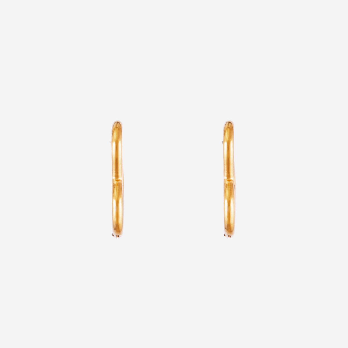 Boucles d'oreilles coeur lisse