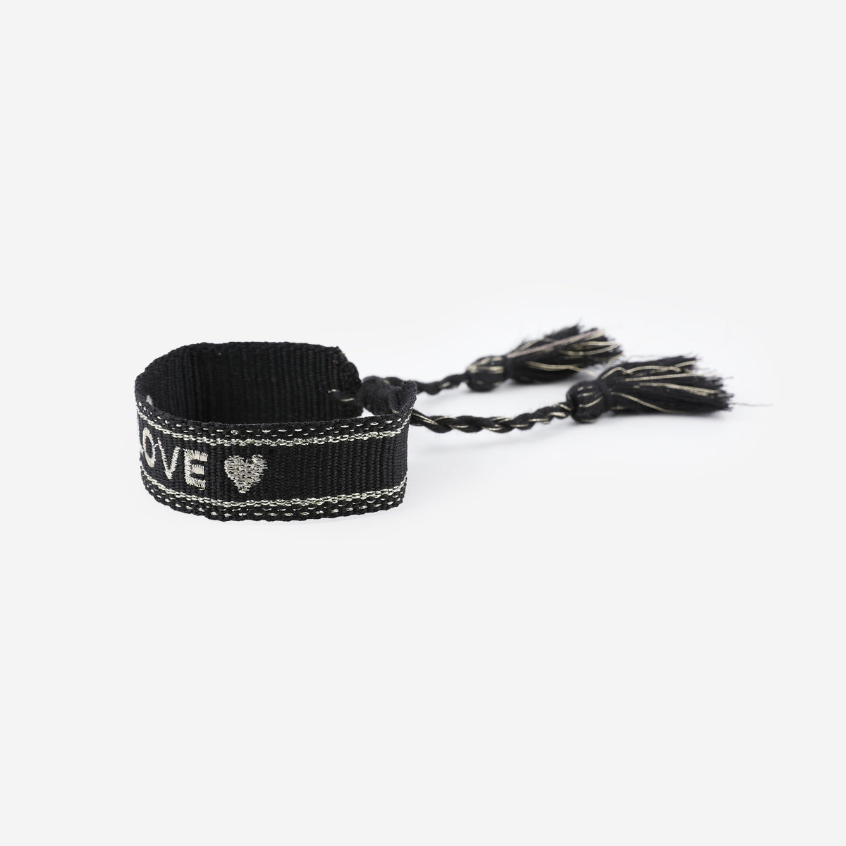Bracelet en tissus Love