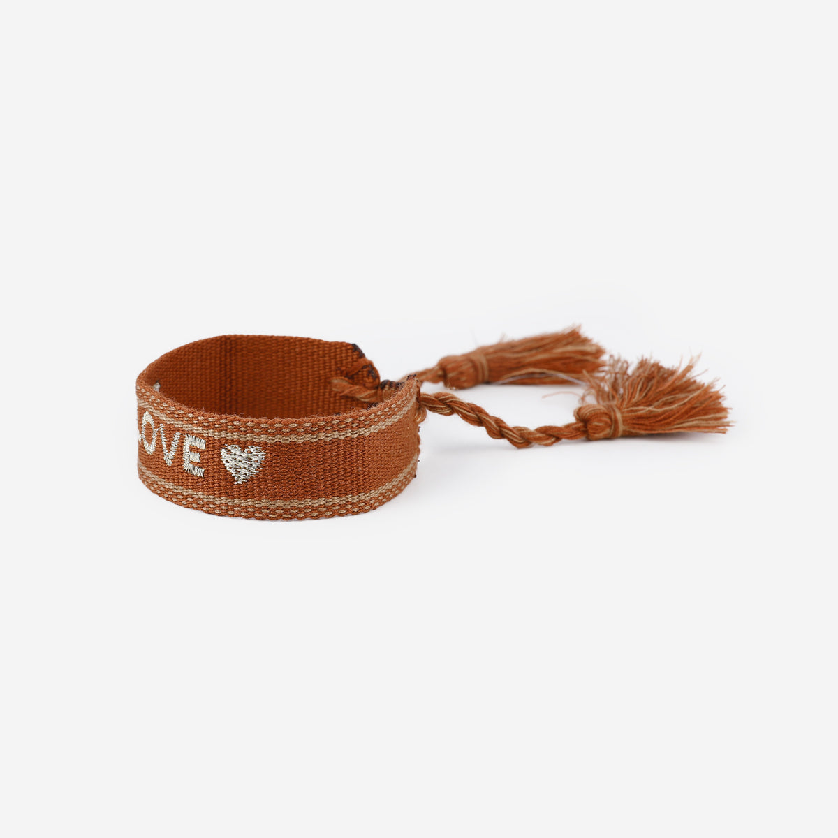 Bracelet en tissus Love