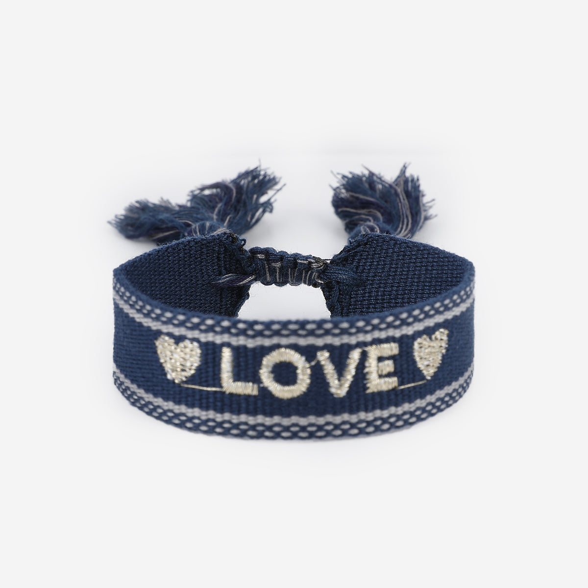 Bracelet en tissus Love