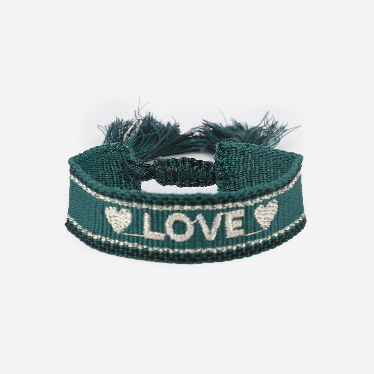 Bracelet en tissus Love