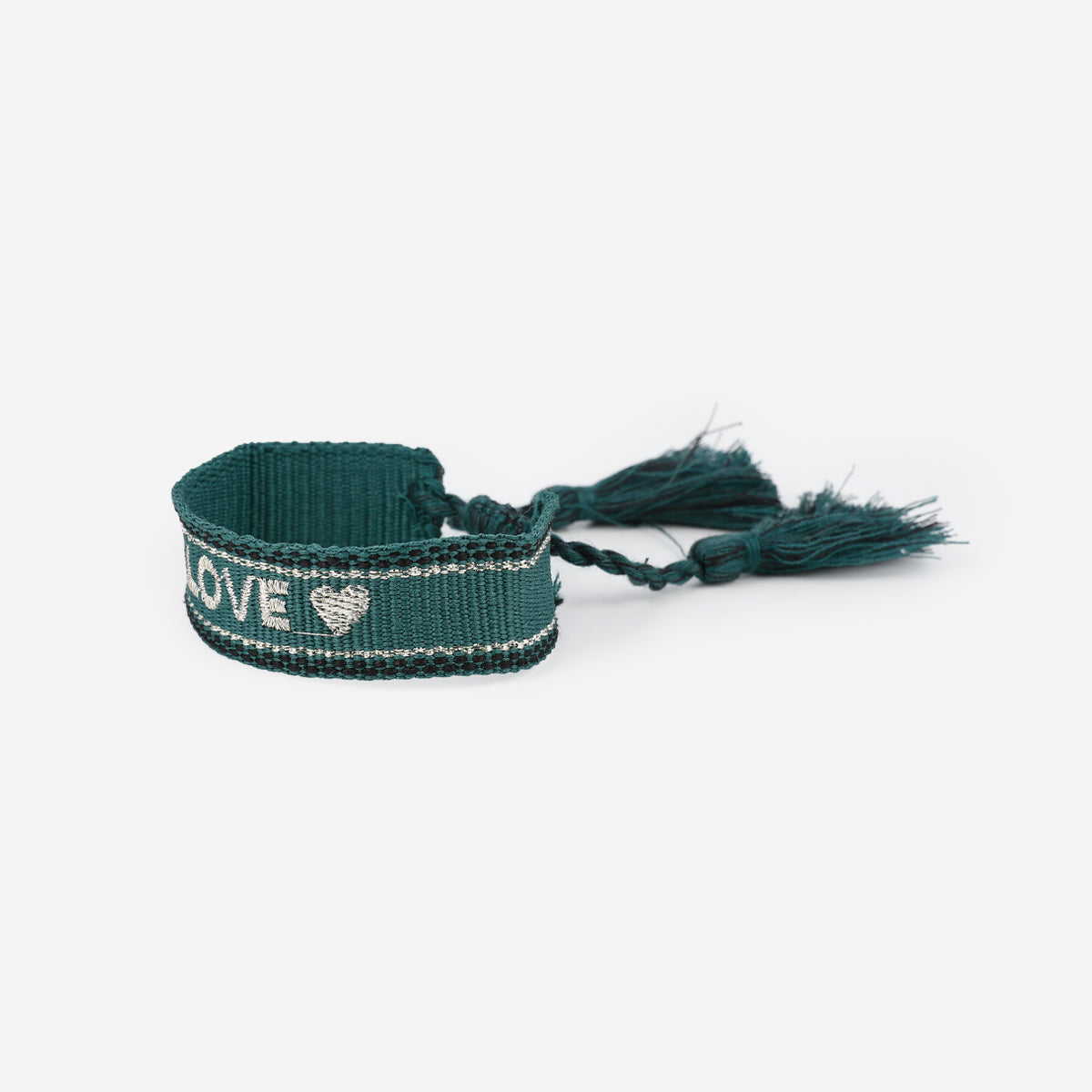 Bracelet en tissus Love