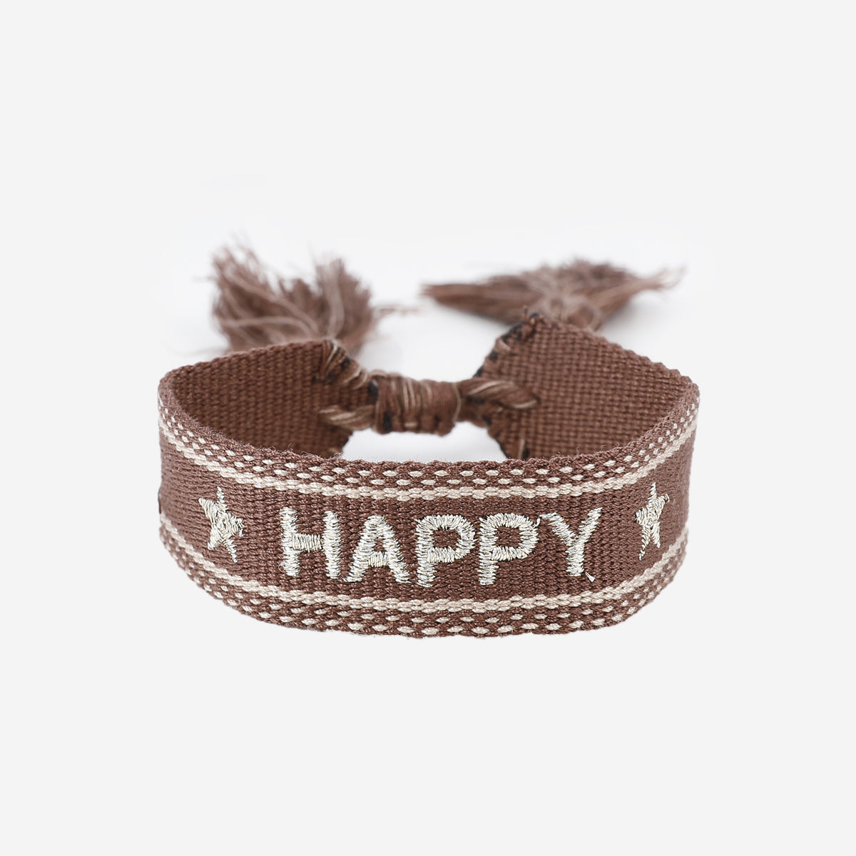 Bracelet en tissus Happy