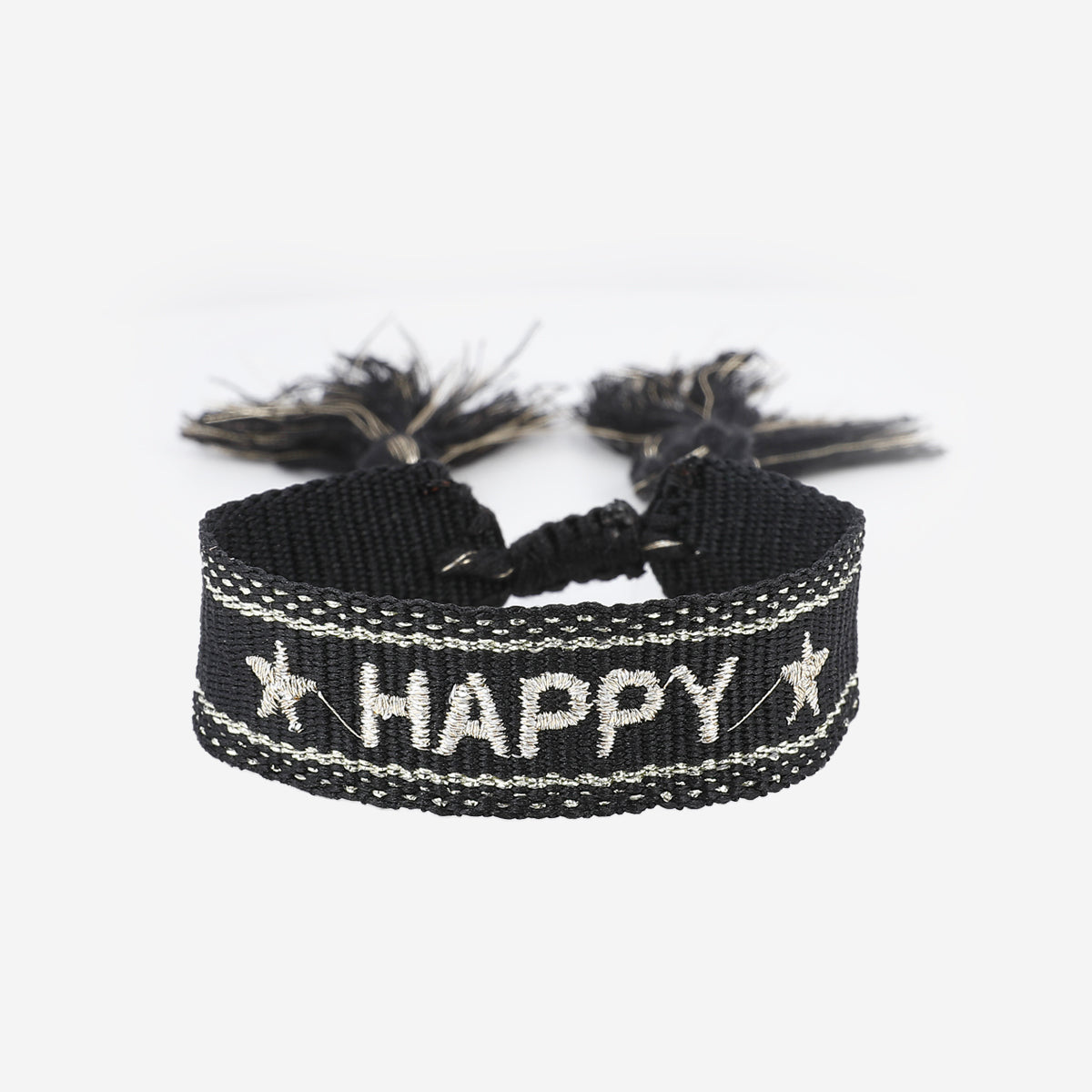 Bracelet en tissus Happy