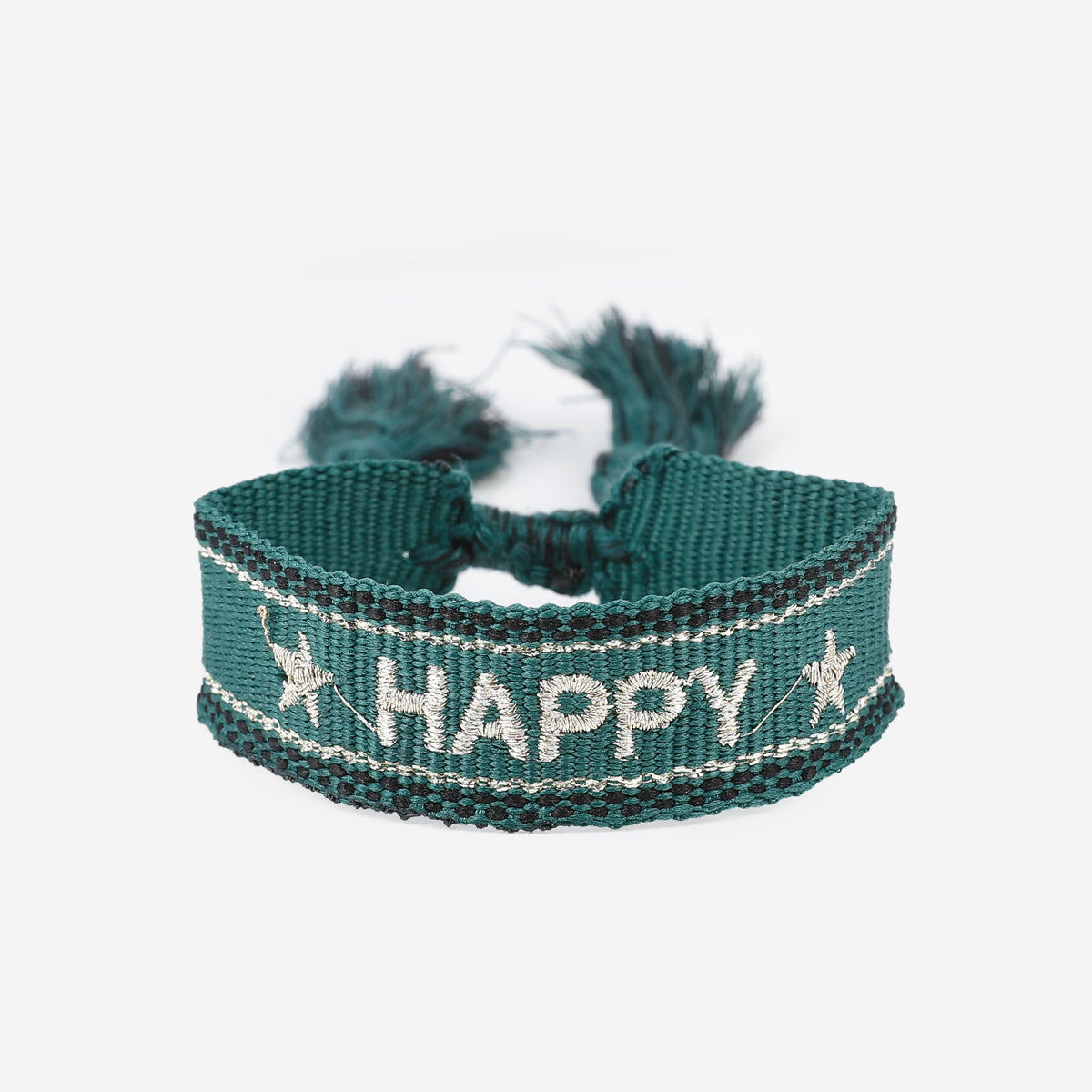 Bracelet en tissus Happy