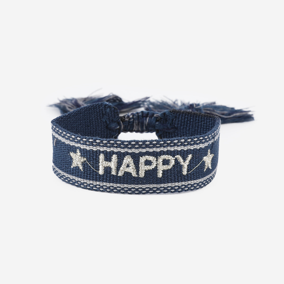 Bracelet en tissus Happy