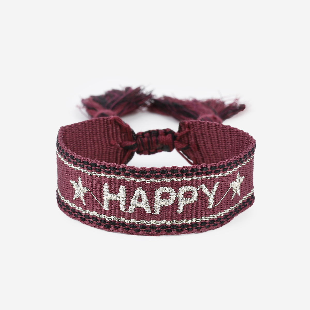 Bracelet en tissus Happy
