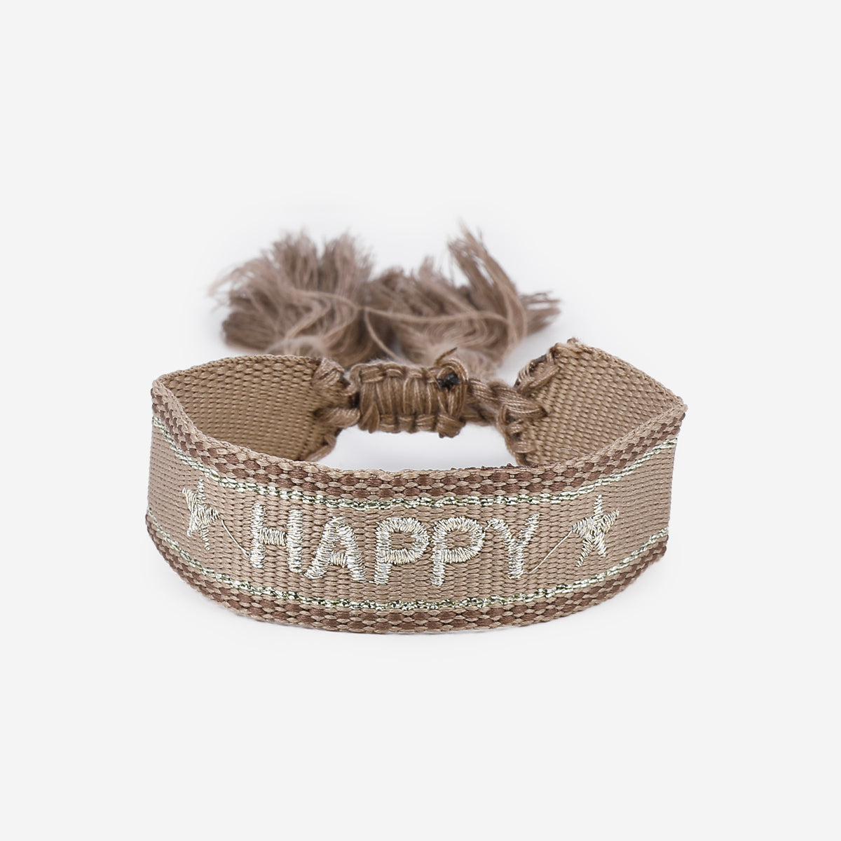 Bracelet en tissus Happy