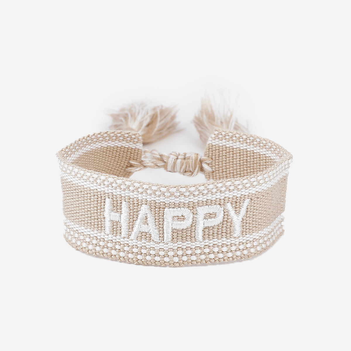 Bracelet en tissus Happy
