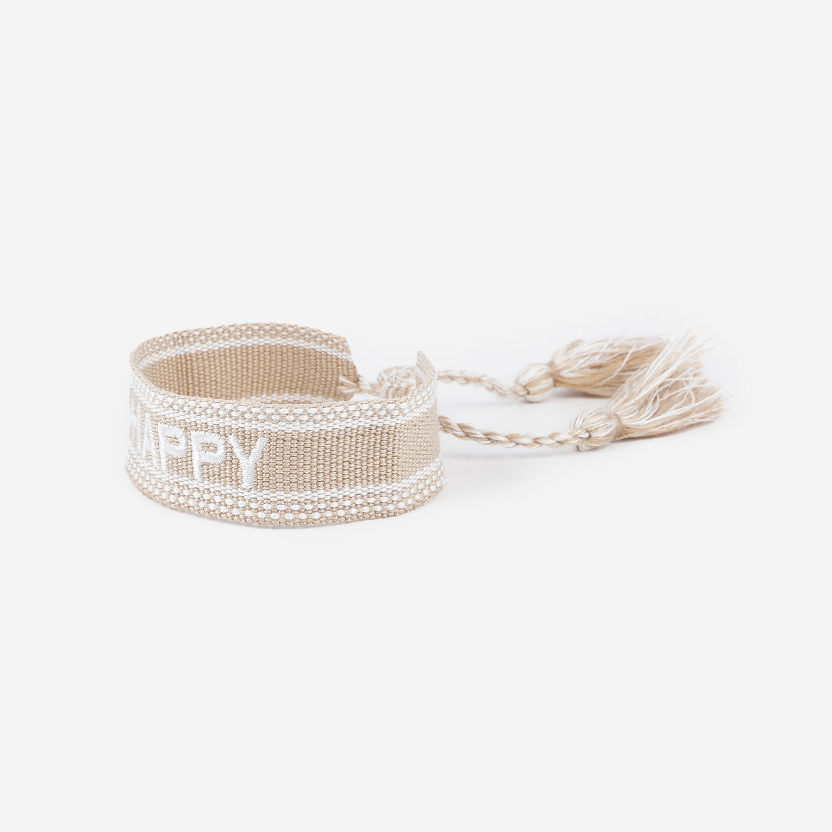 Bracelet en tissus Happy