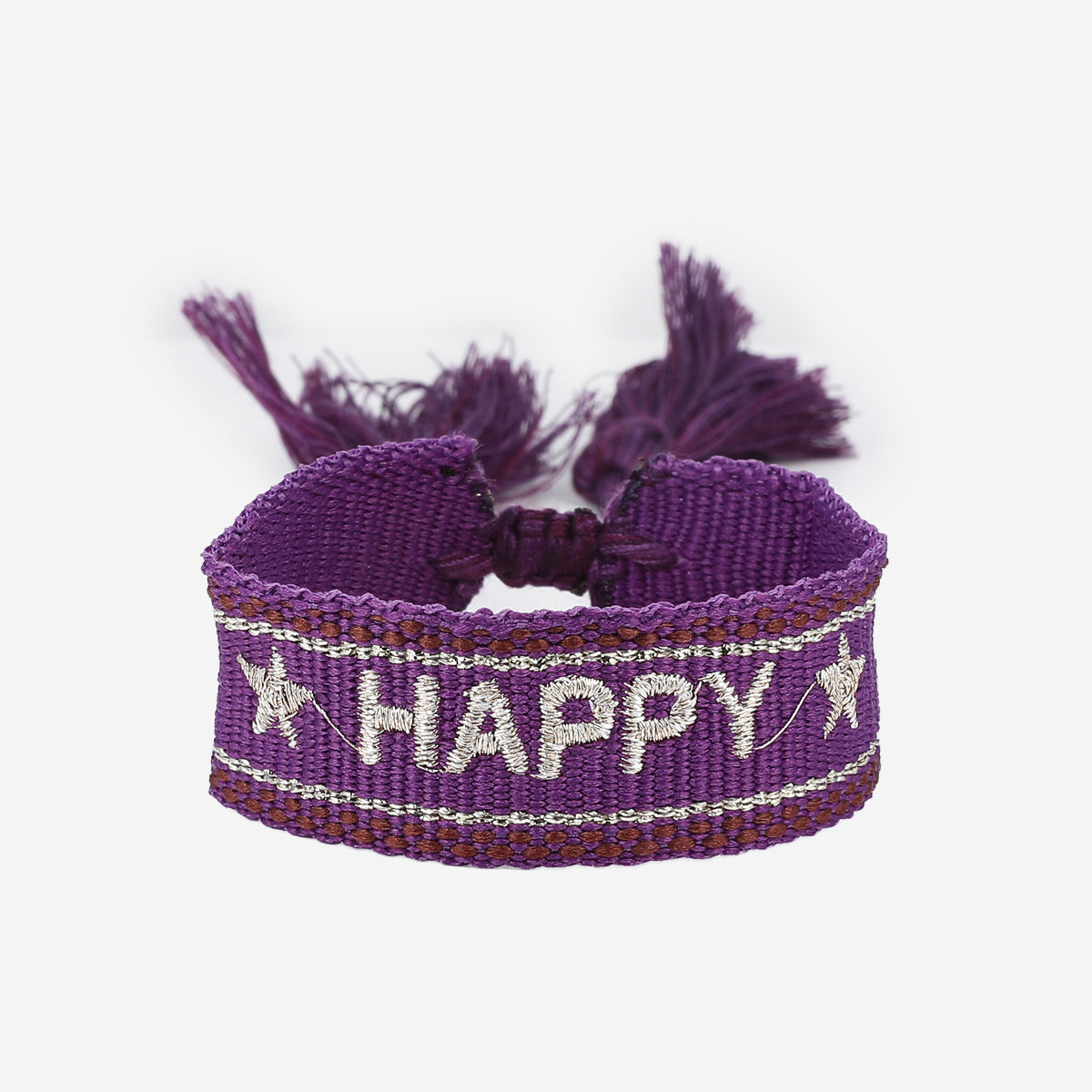 Bracelet en tissus Happy