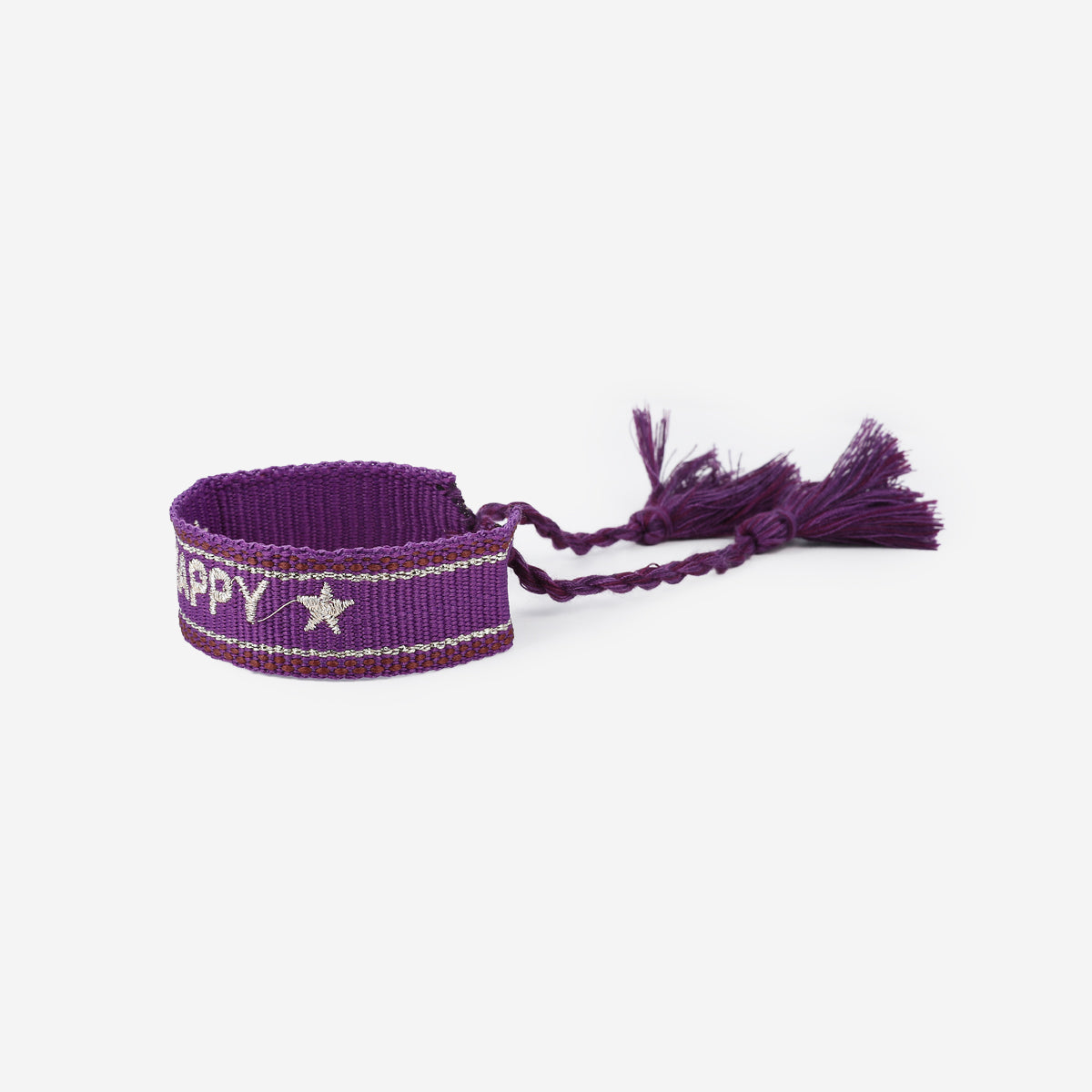 Bracelet en tissus Happy