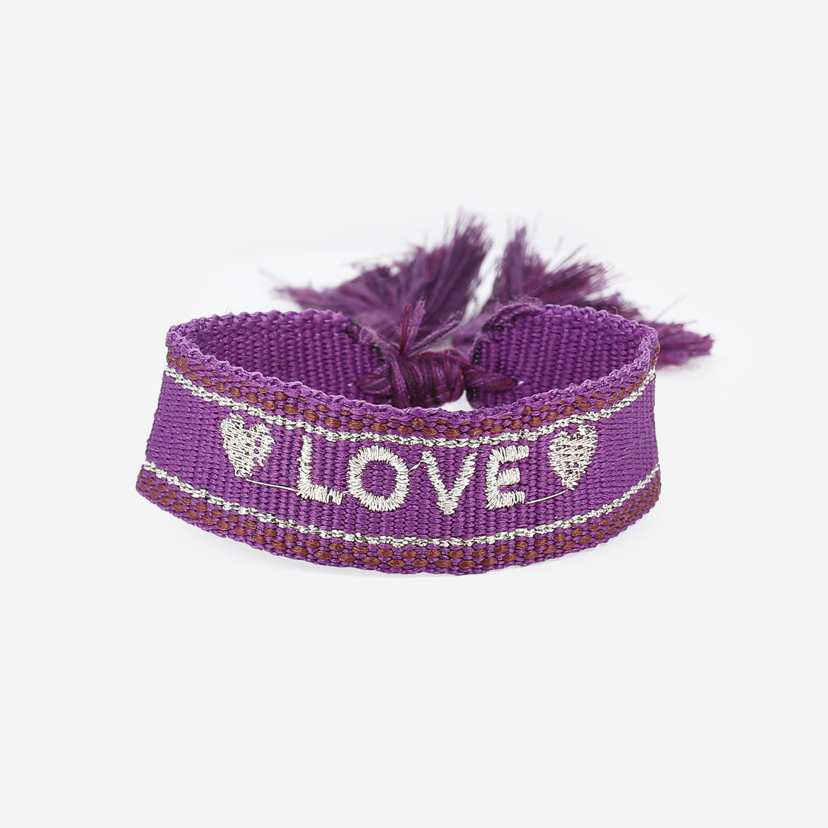 Bracelet en tissus Love