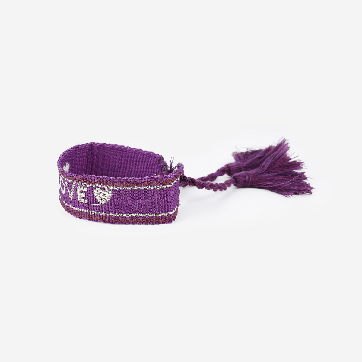 Bracelet en tissus Love