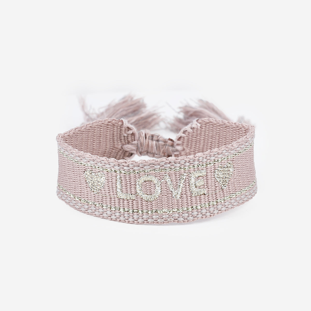 Bracelet en tissus Love