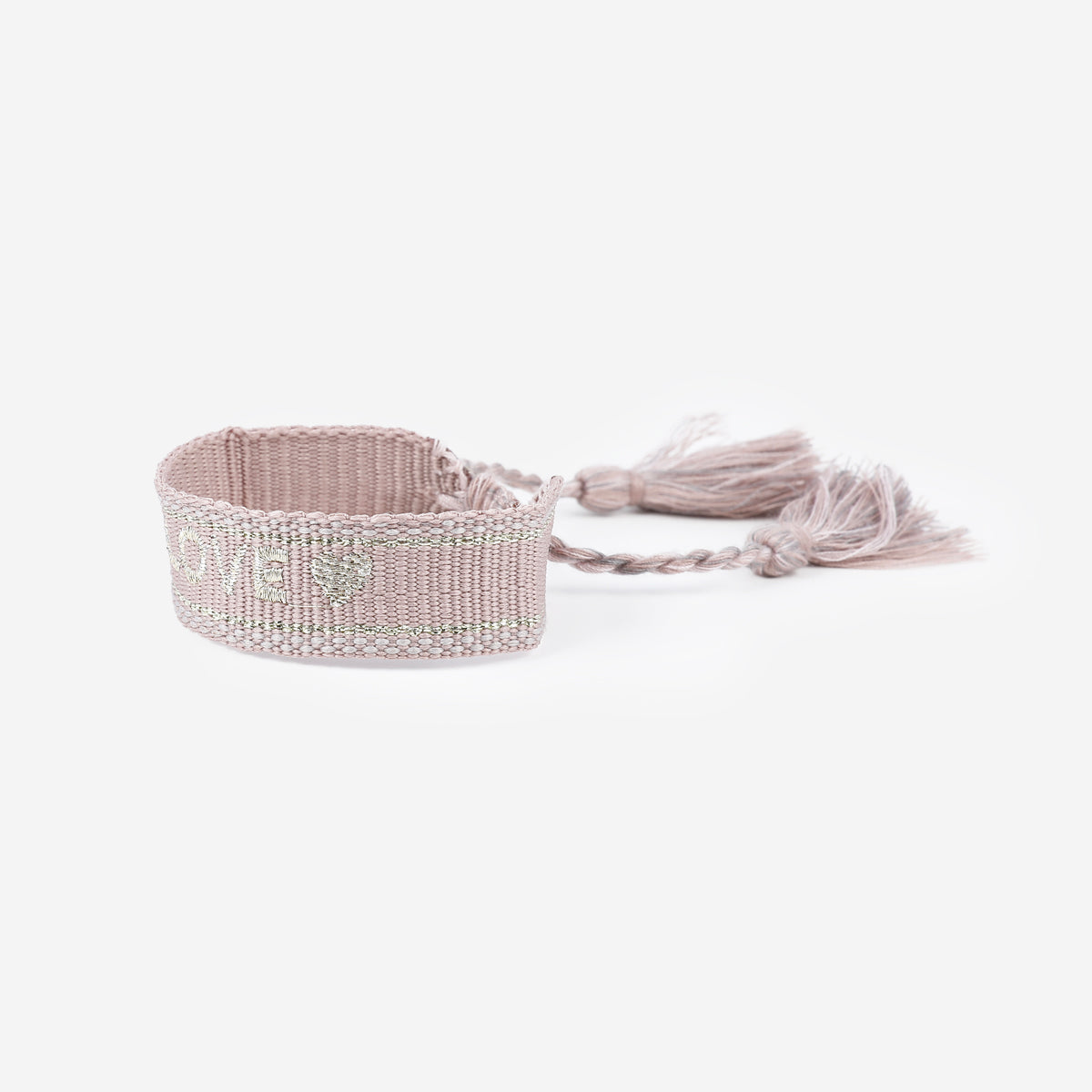 Bracelet en tissus Love