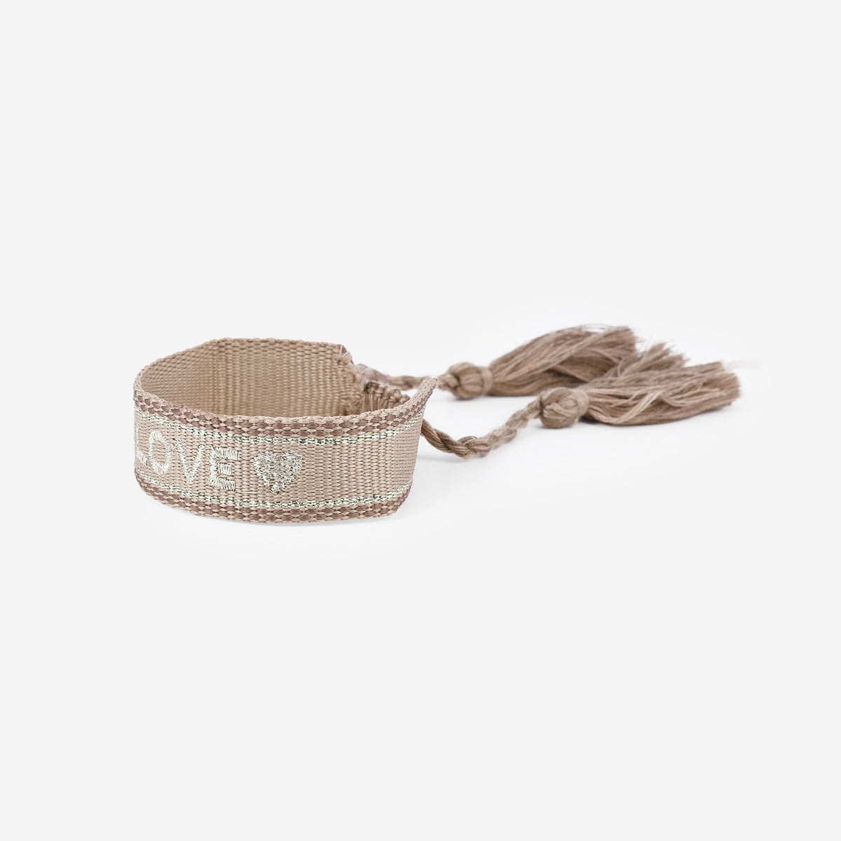 Bracelet en tissus Love