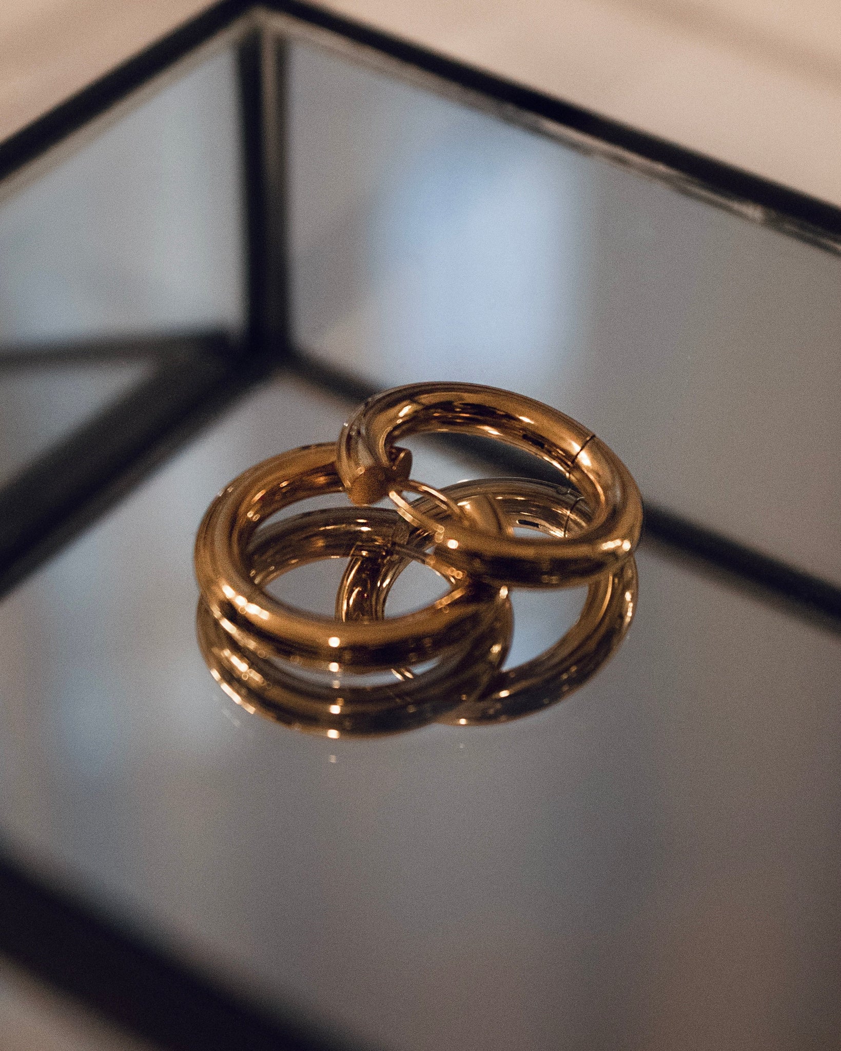 Boucles d'oreilles Rondes Simples